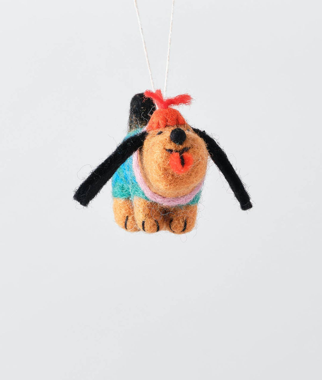 Wiener Hanging Felt Ornament