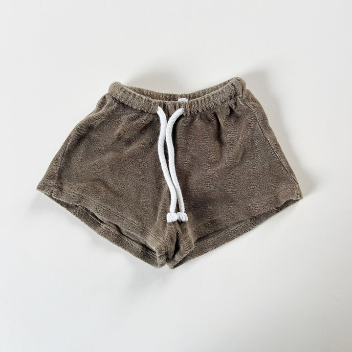 Organic Zoo Terry Shorts Sz 12 mo