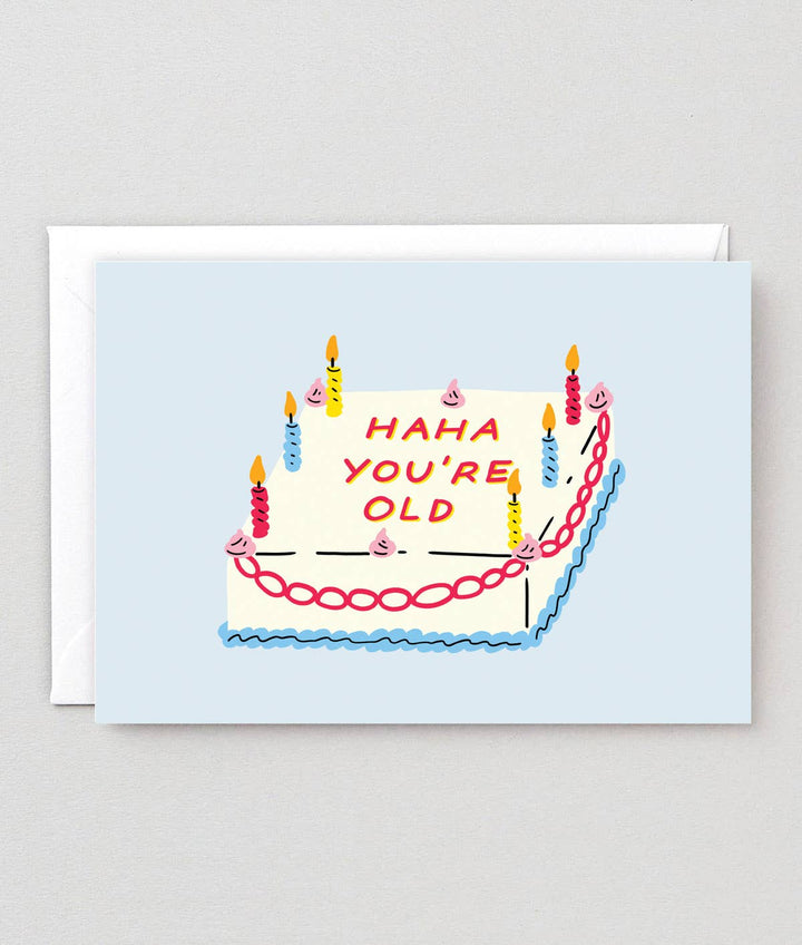 Haha Cake Greetings Card