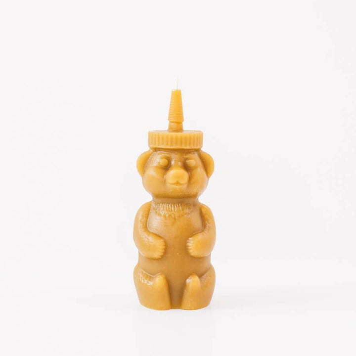 Beeswax Honey Bear Candle