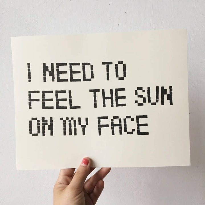 Feel the Sun Print