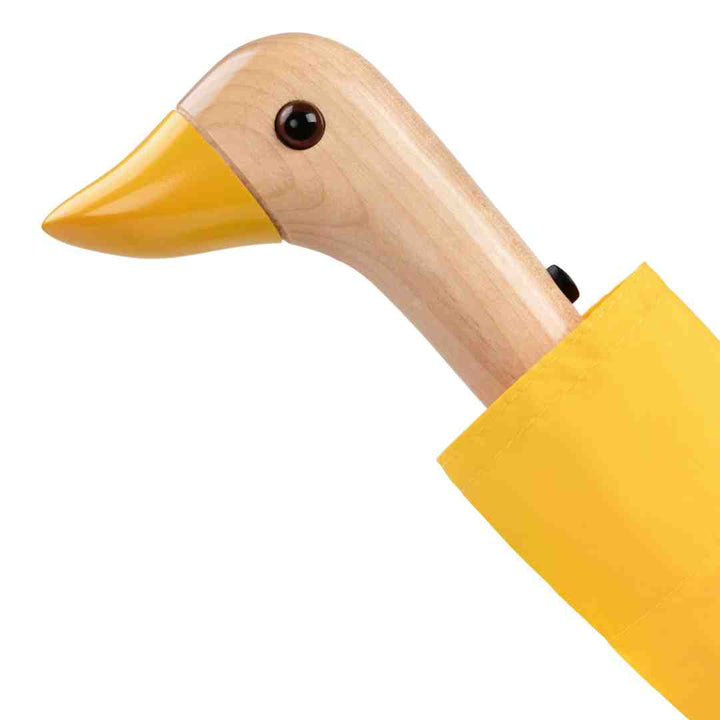 Summer Yellow Compact Duck Umbrella