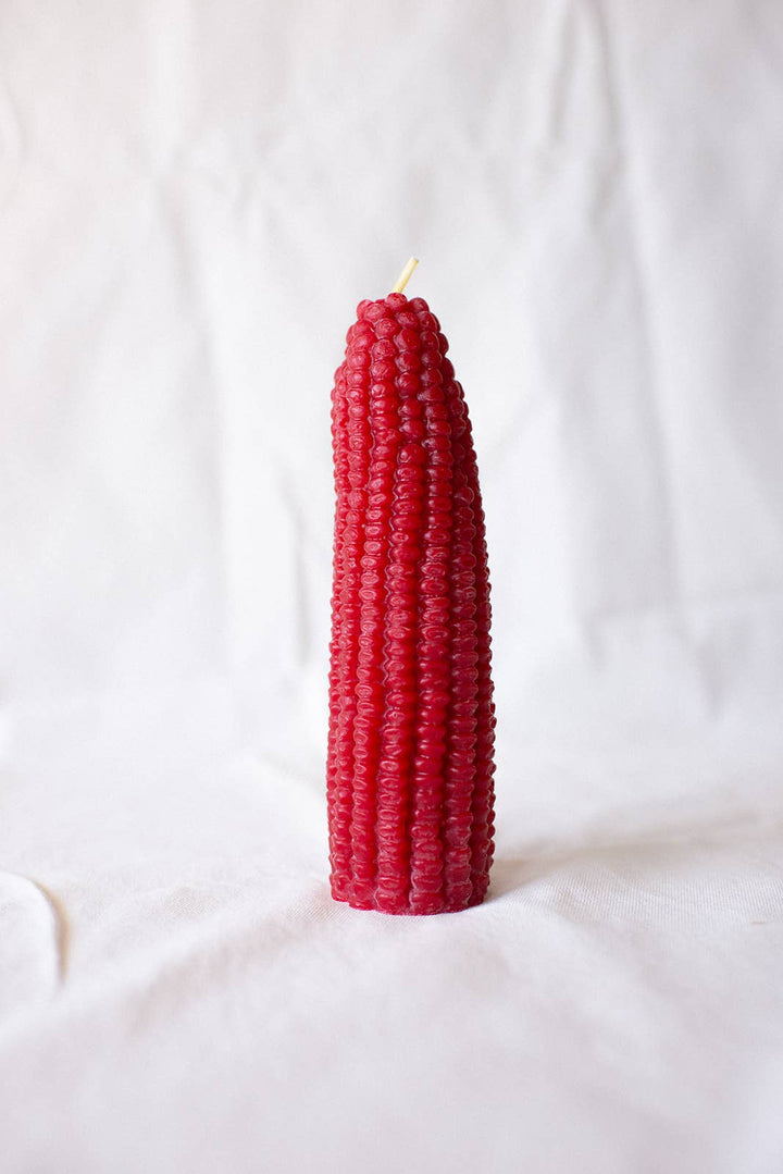 Beeswax Corn Candle