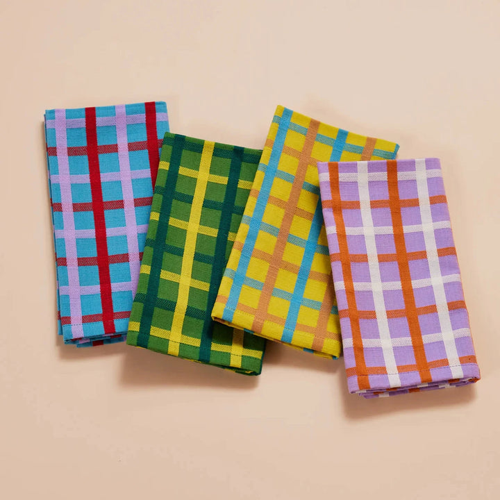 Woven Plaid Napkins