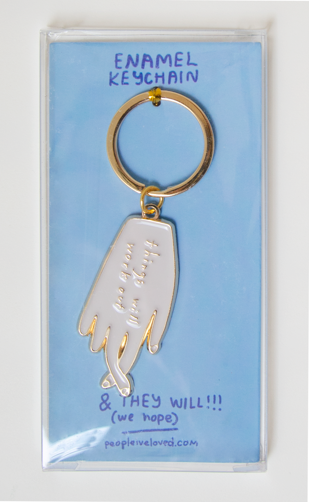 Things Will Work Out Keychain