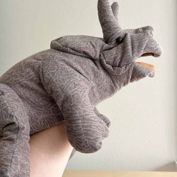 Folkmanis Triceratops Hand Puppet