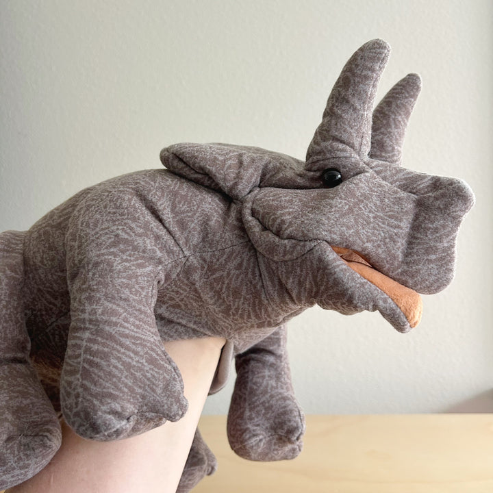 Folkmanis Triceratops Hand Puppet