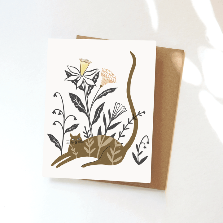 Plant Cat Card