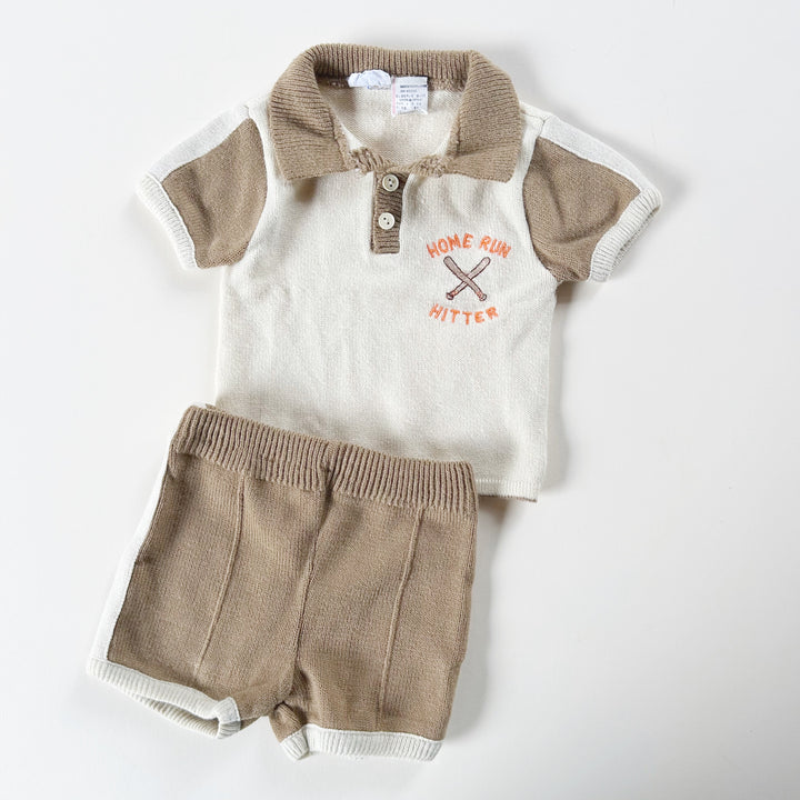 Vintage Baseball Set Sz 12 mo