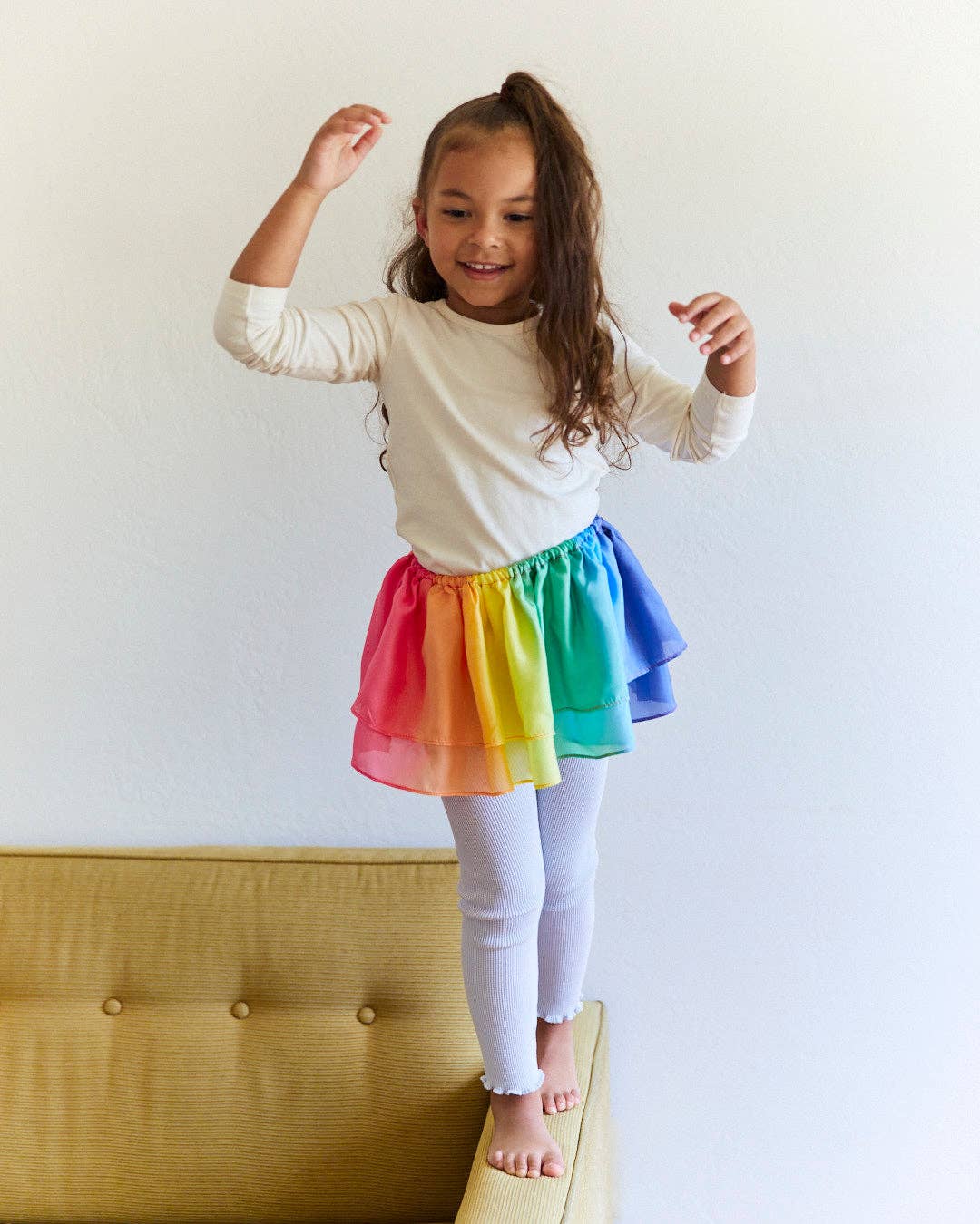 100% Silk Rainbow Tutu