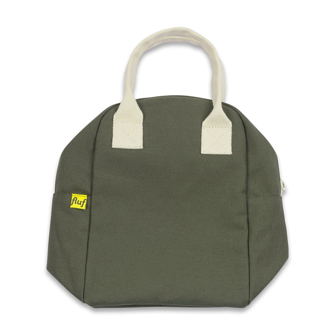 Zipper Lunch Bag -  Dark Olive