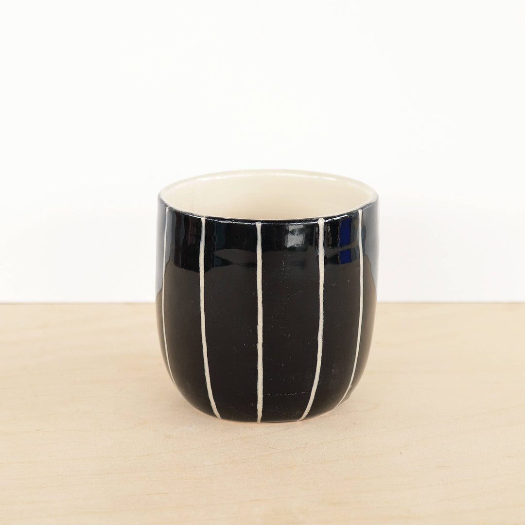 Small Ceramic Tumbler - Stripes