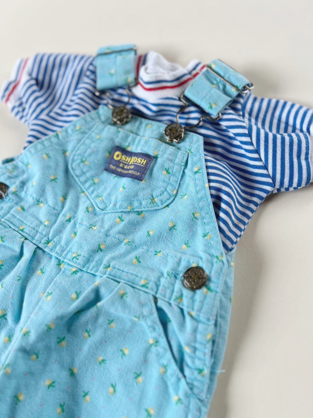 Vintage Oshkosh Overalls Sz 6 mo