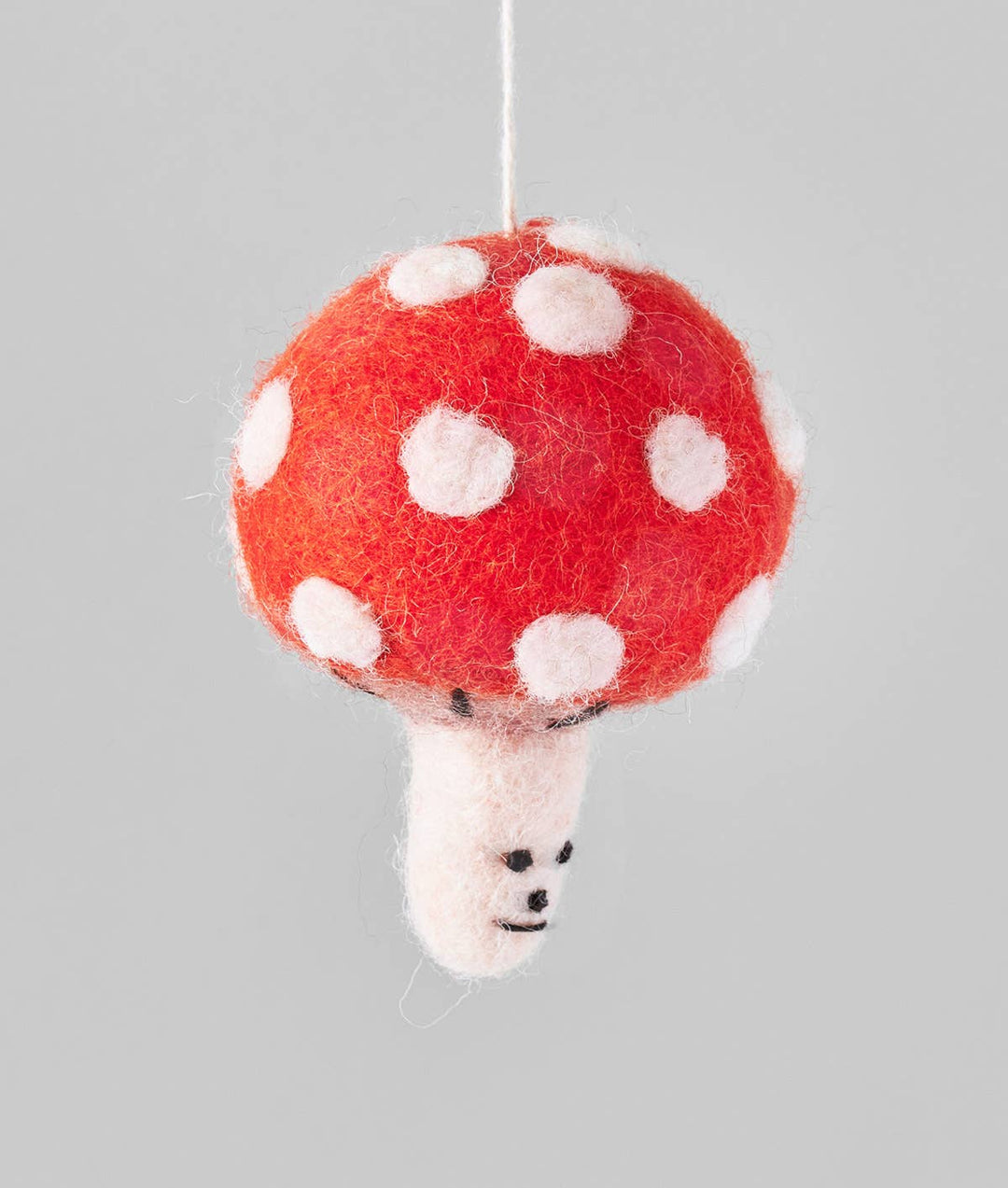 Mushroom Hanging Felt Ornament