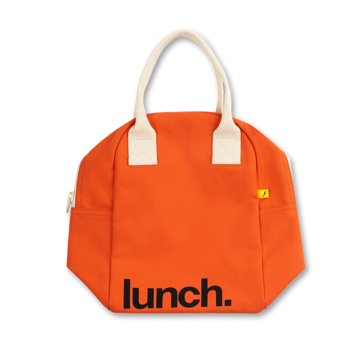 Zipper Lunch Bag - Poppy 'Lunch'