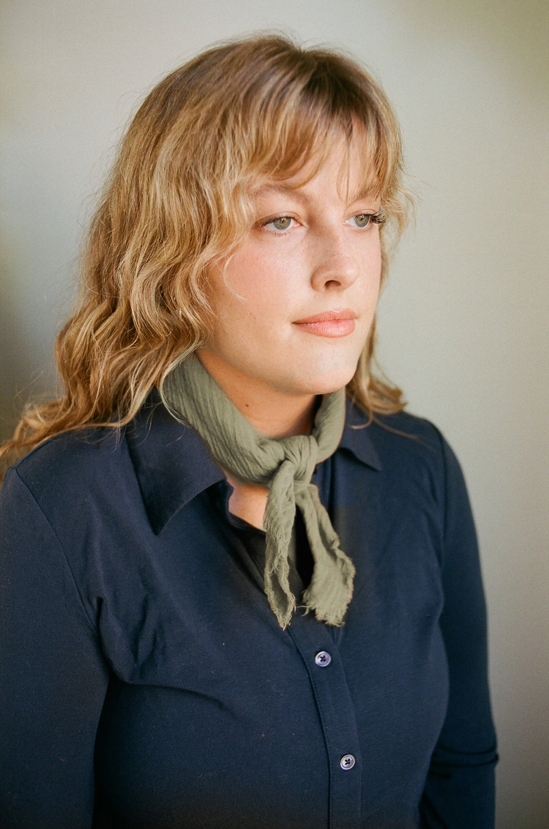 Sage Green Organic Cotton Plant Dyed Bandana