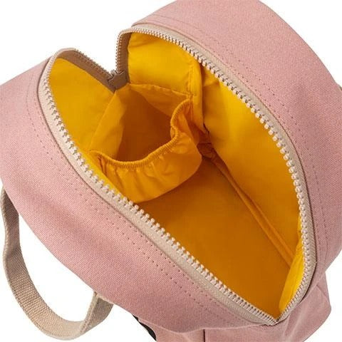 Zipper Lunch Bag - Mauve / Pink 'Lunch'