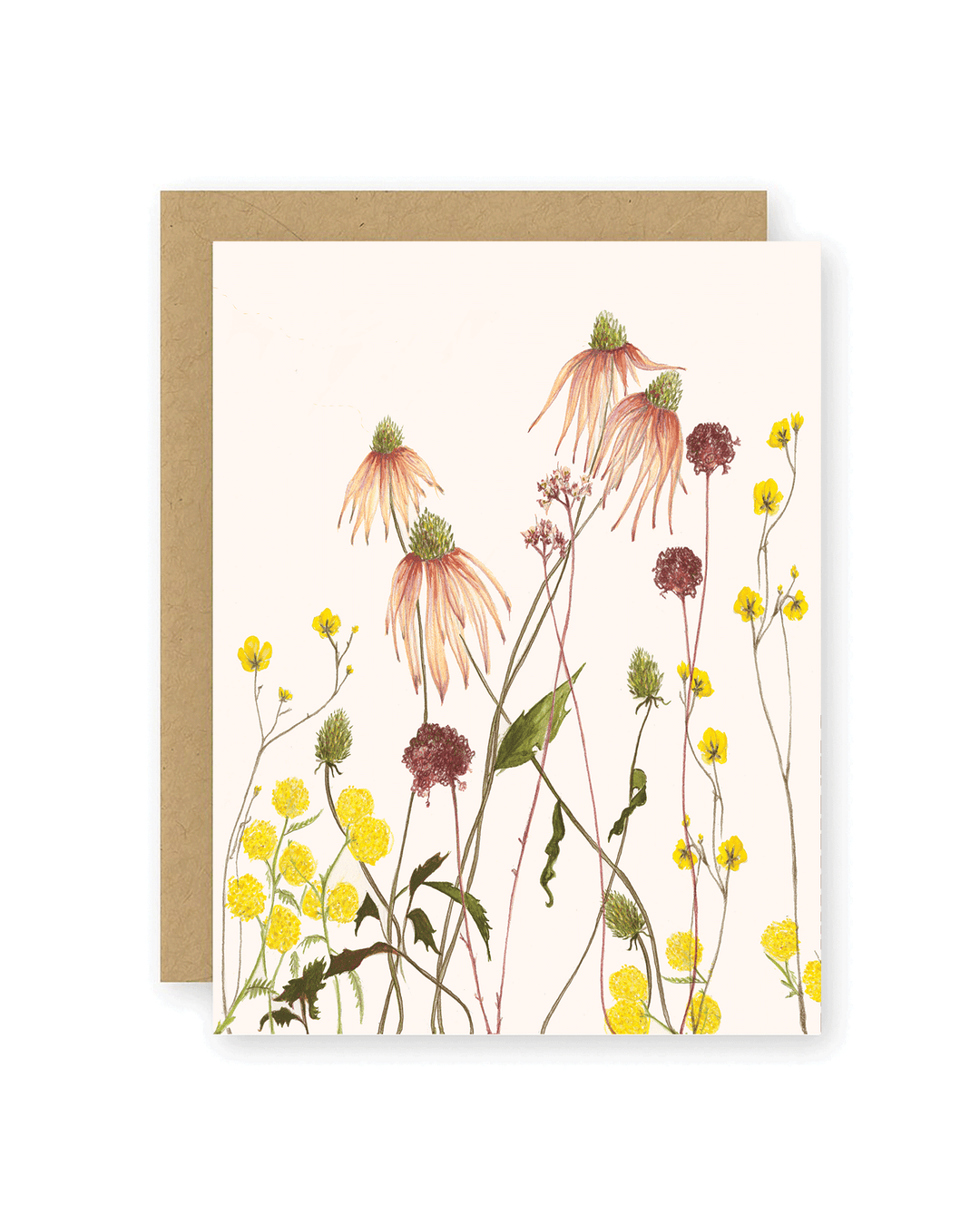 Garden Flowers Greeting Card