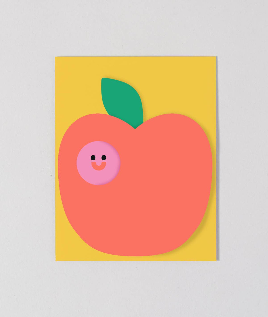 Apple Fold Out Kid's Birthday Card