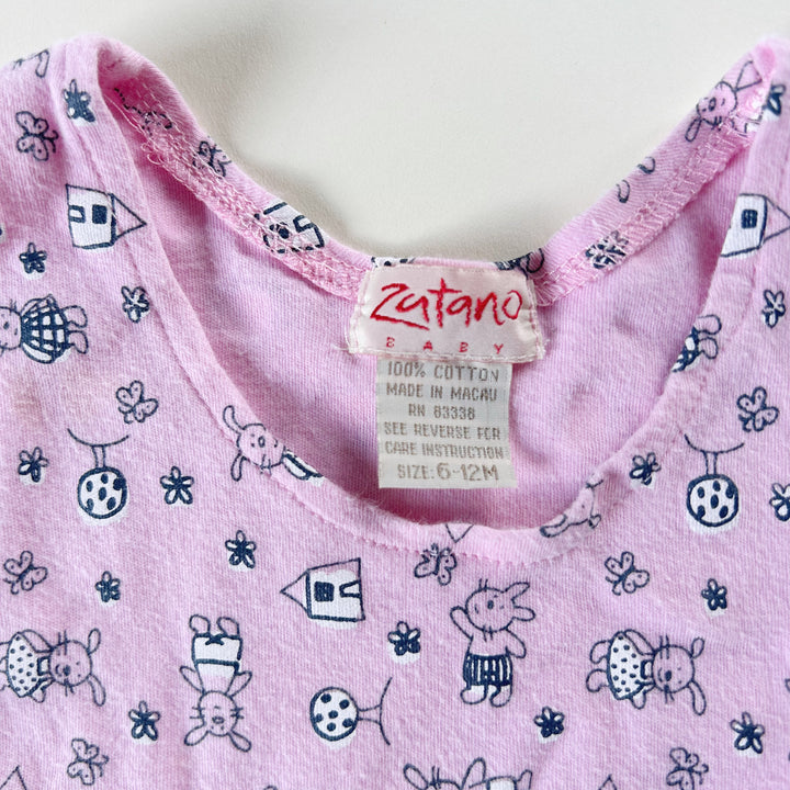 Vintage Zutano Romper Sz 12 mo