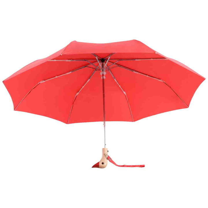 Red Compact Duck Umbrella