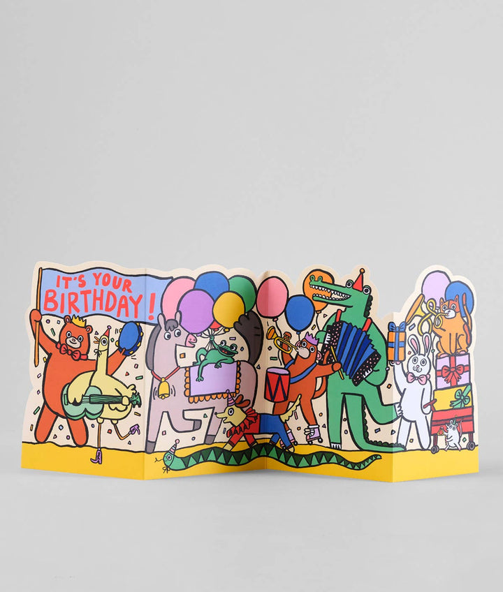 Party Parade Fold Out Card