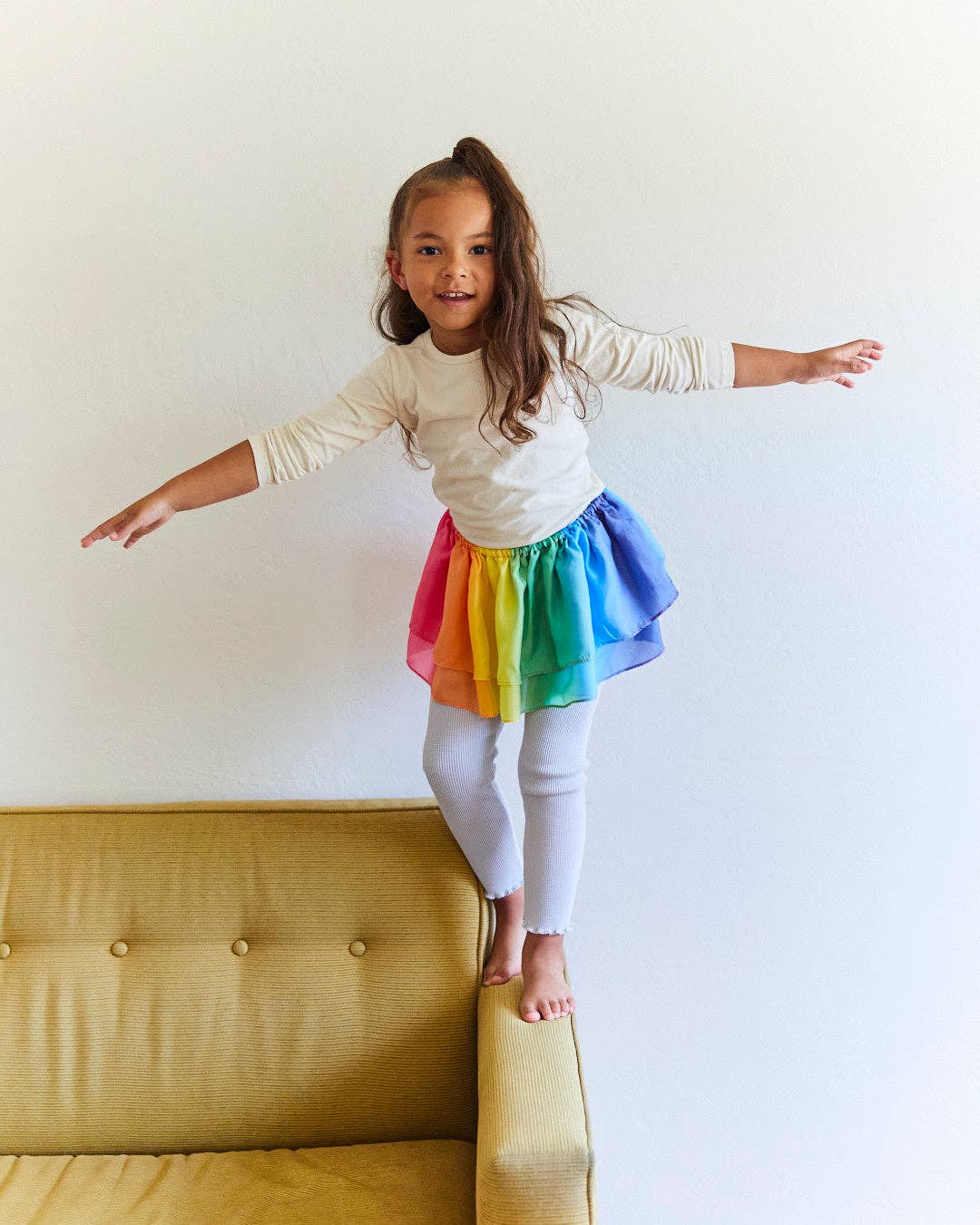 100% Silk Rainbow Tutu