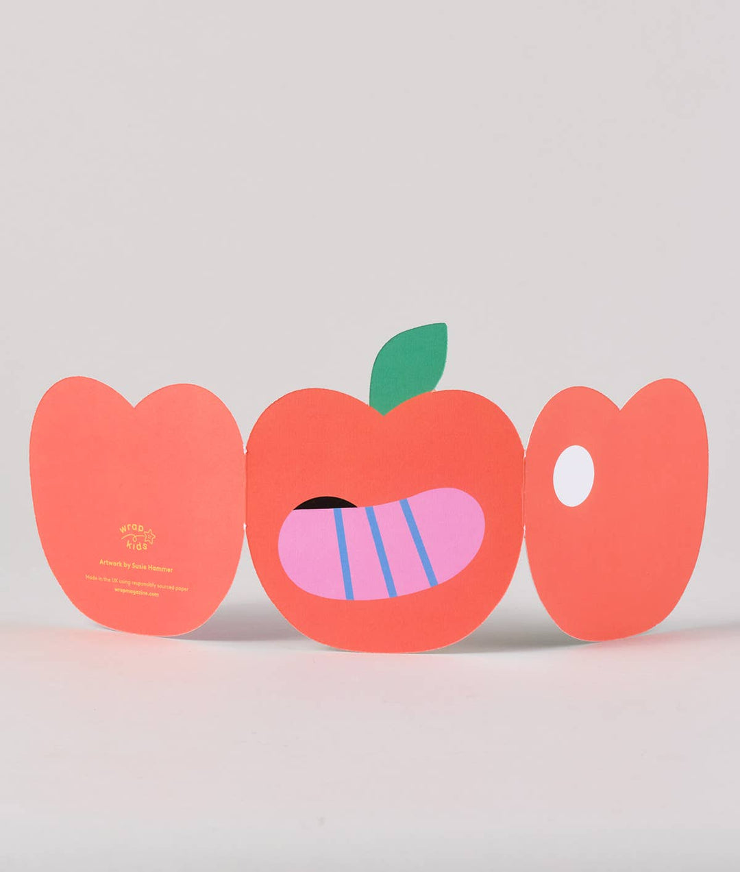 Apple Fold Out Kid's Birthday Card