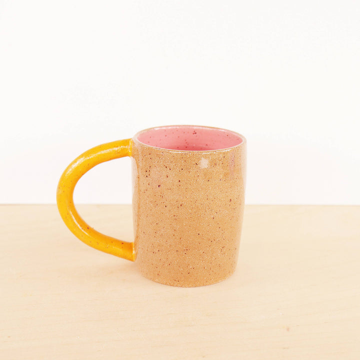 Handmade Ceramic Colorblock Mug - 10 oz