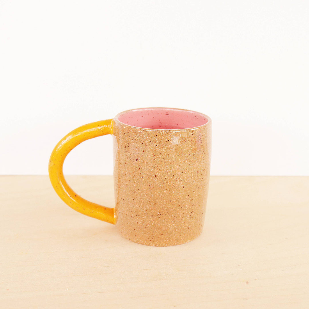 Handmade Ceramic Colorblock Mug - 10 oz