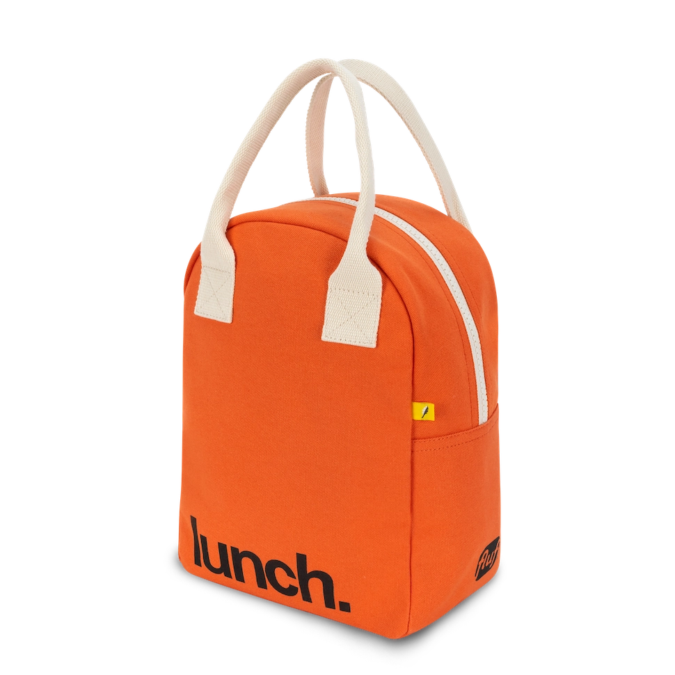 Zipper Lunch Bag - Poppy 'Lunch'