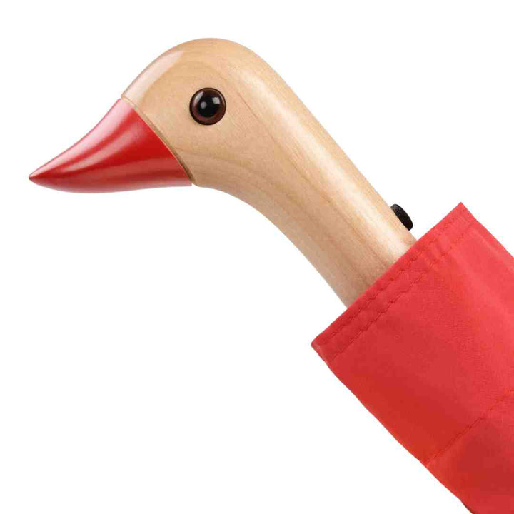 Red Compact Duck Umbrella