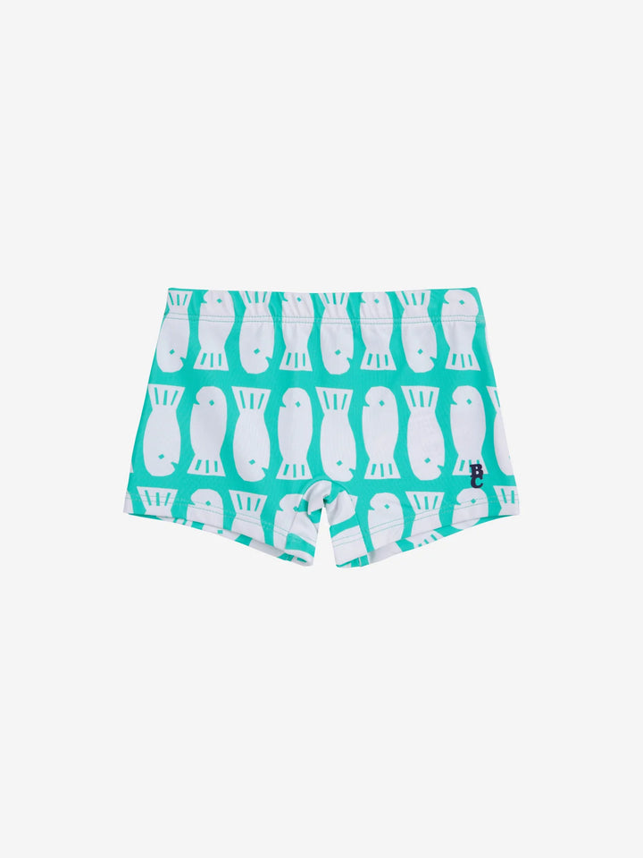 Lucky Fish all over swim shorts