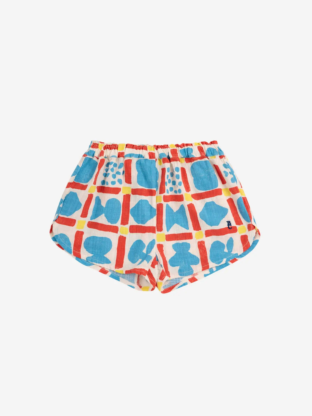 Geometric Game all over woven shorts