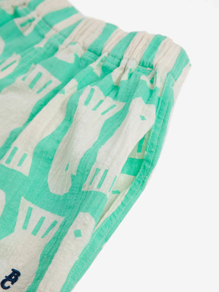 Lucky Fish all over woven shorts