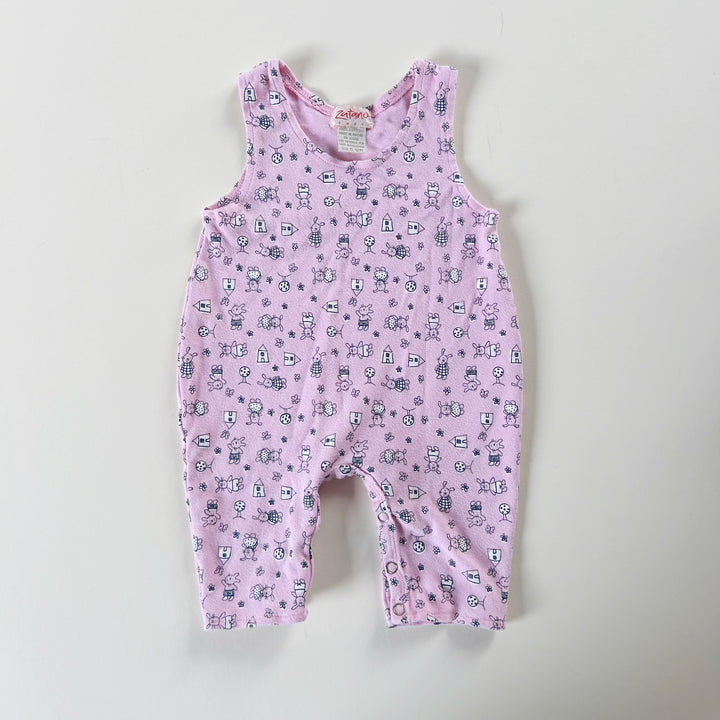 Vintage Zutano Romper Sz 12 mo