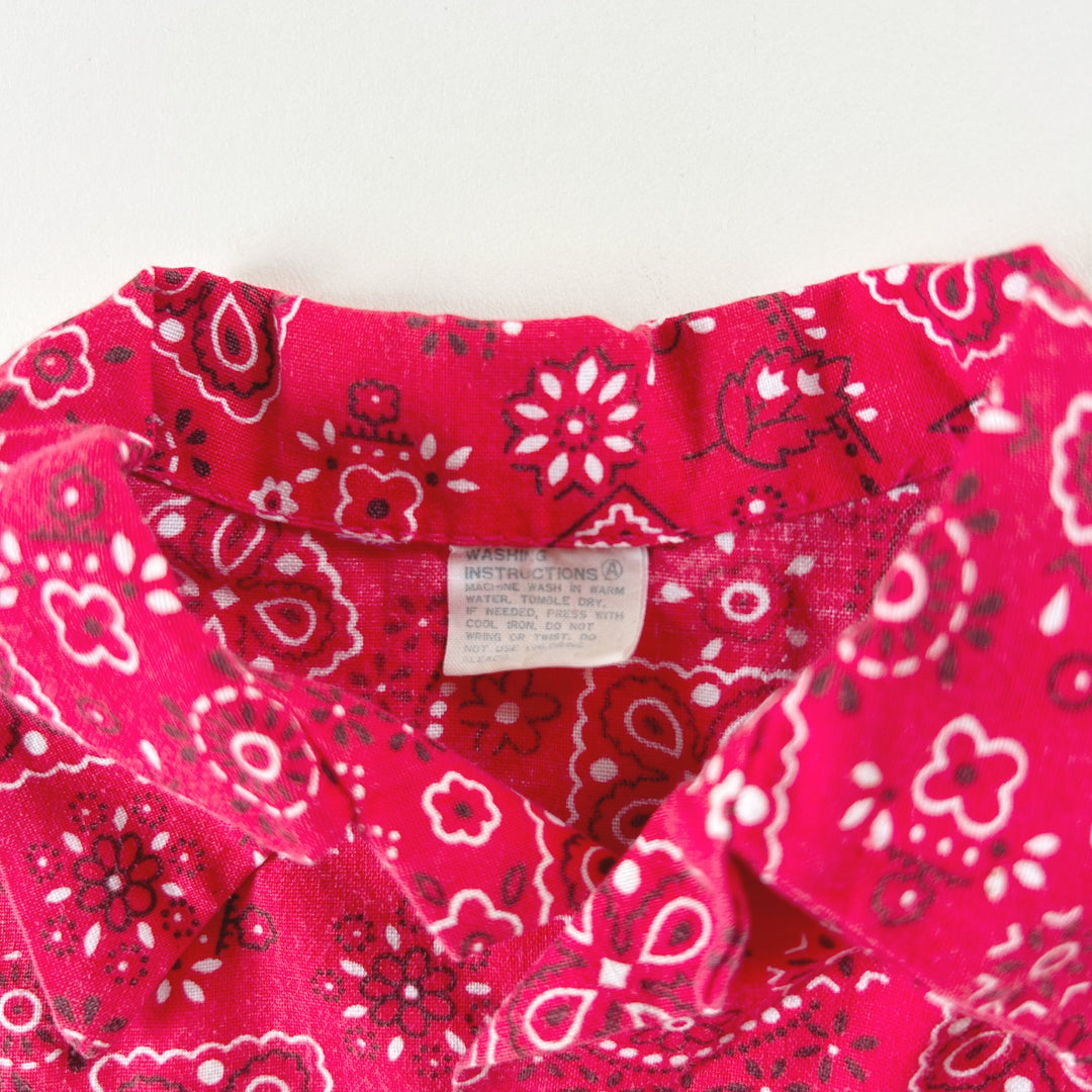 Vintage Bandana Top Sz~24 mo