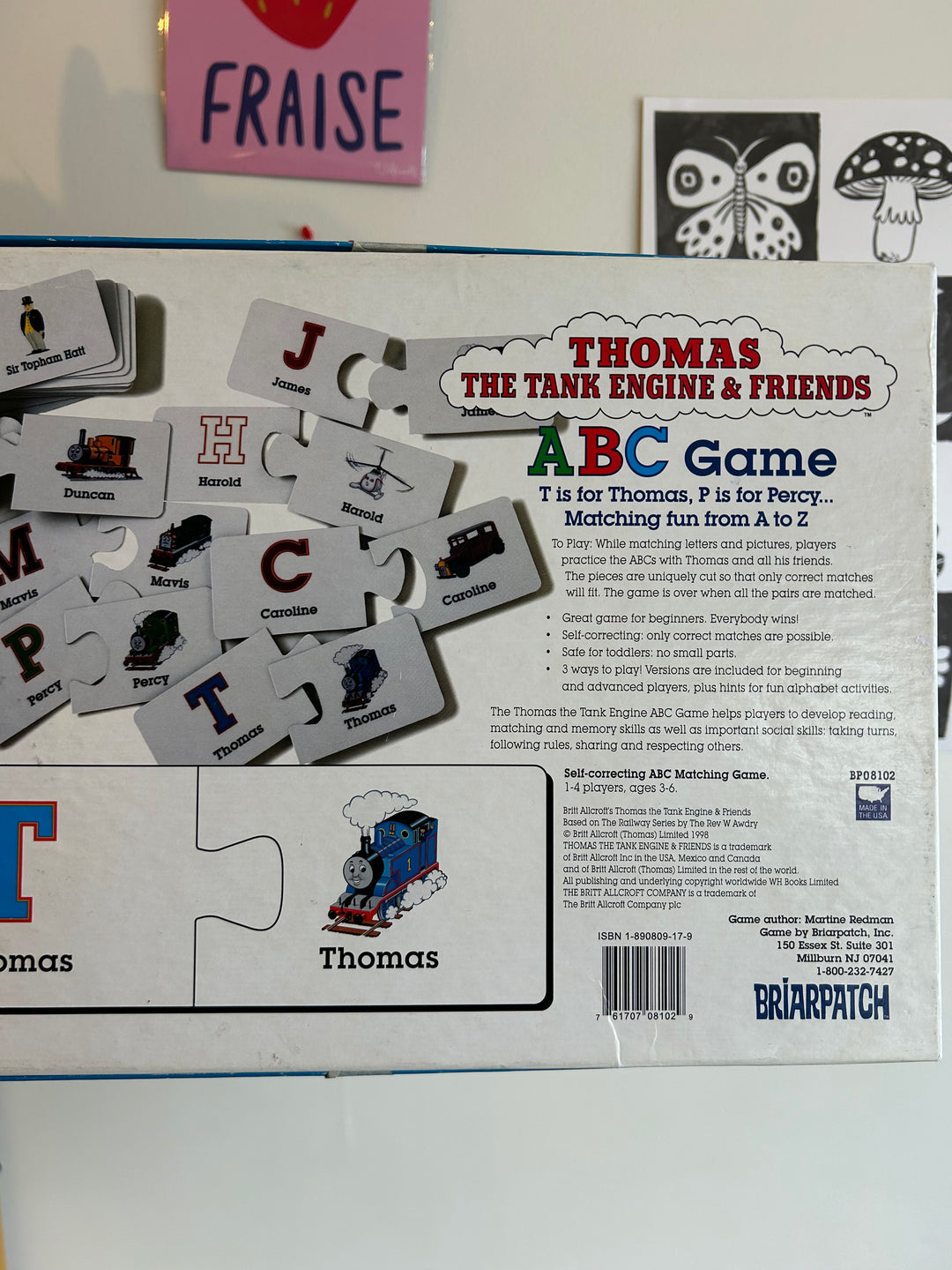 Thomas the Tank Engine ABC Matching Game