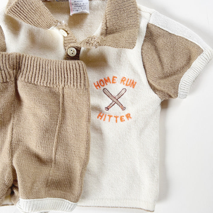 Vintage Baseball Set Sz 12 mo