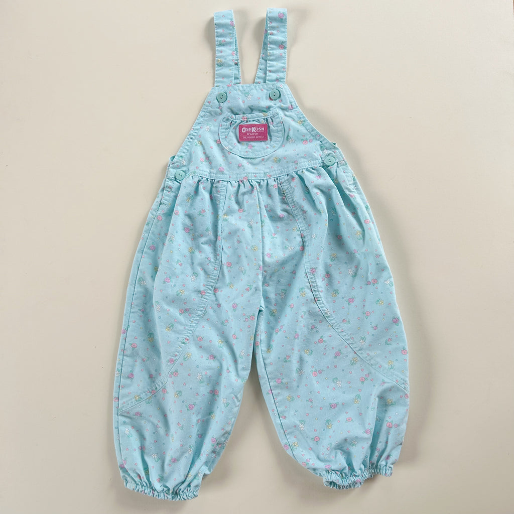 Vintage Oshkosh bubble 2024 floral overalls