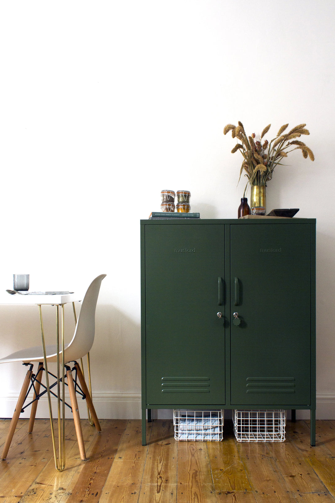 The Midi Locker - Olive