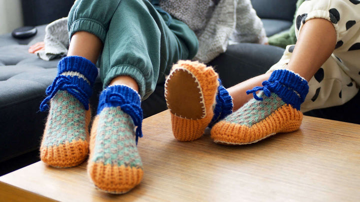 Alpaca Handknit Slippers