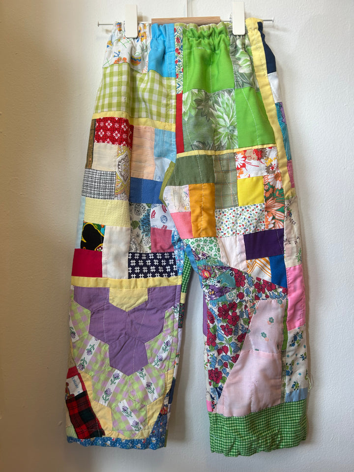 Upcycled Quilt Pants Sz 4/5