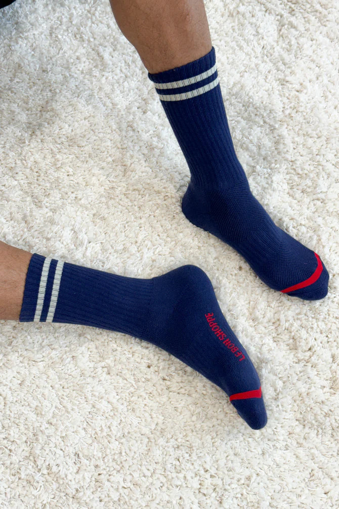 Boyfriend Socks- Extended Sizes