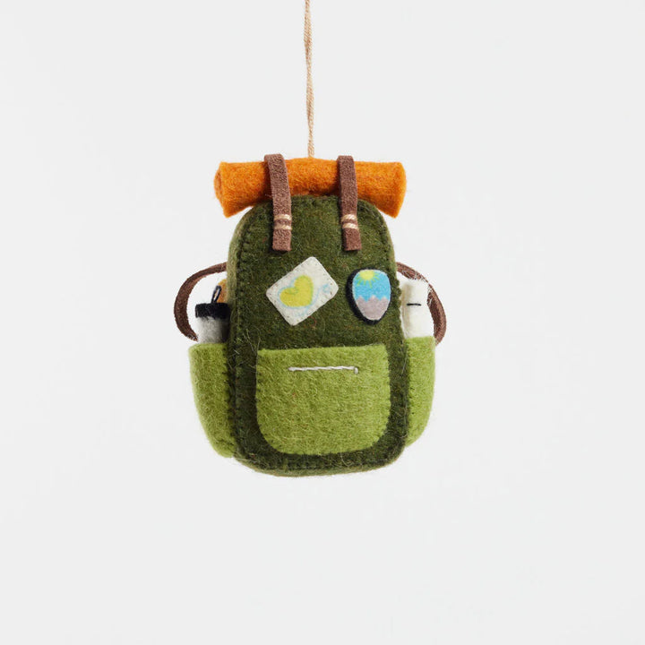 Love Camping Backpack Ornament