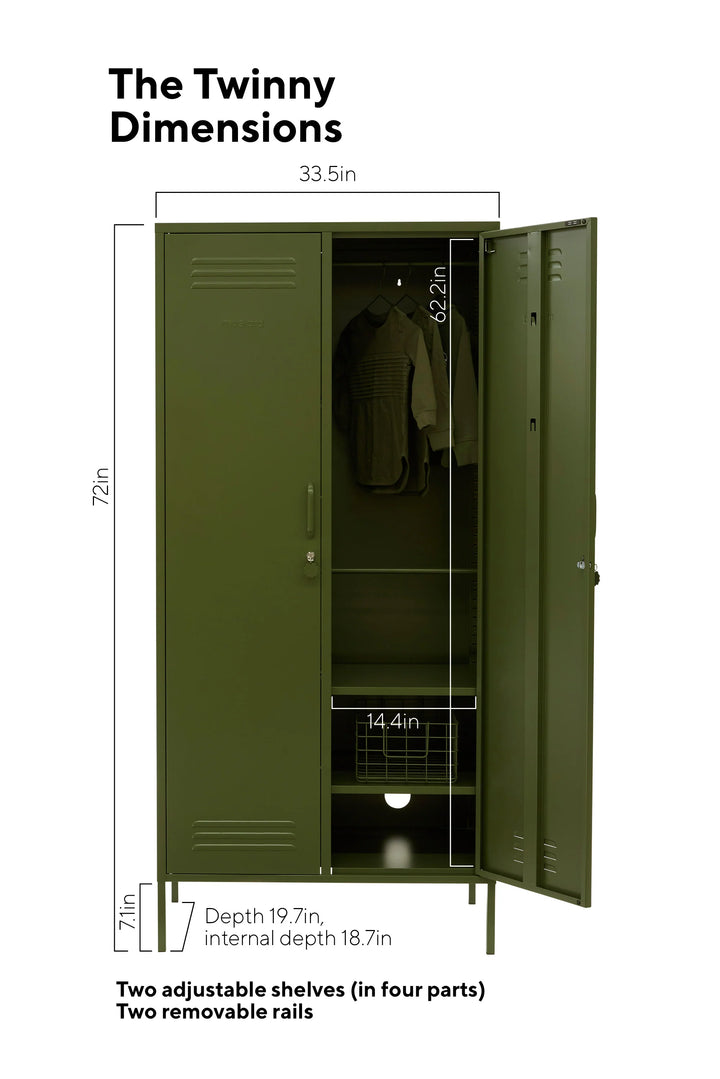 The Twinny Locker - Olive