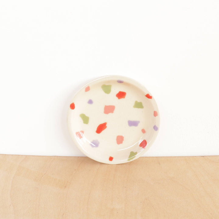 Ceramic Speckled Jewelry Dish