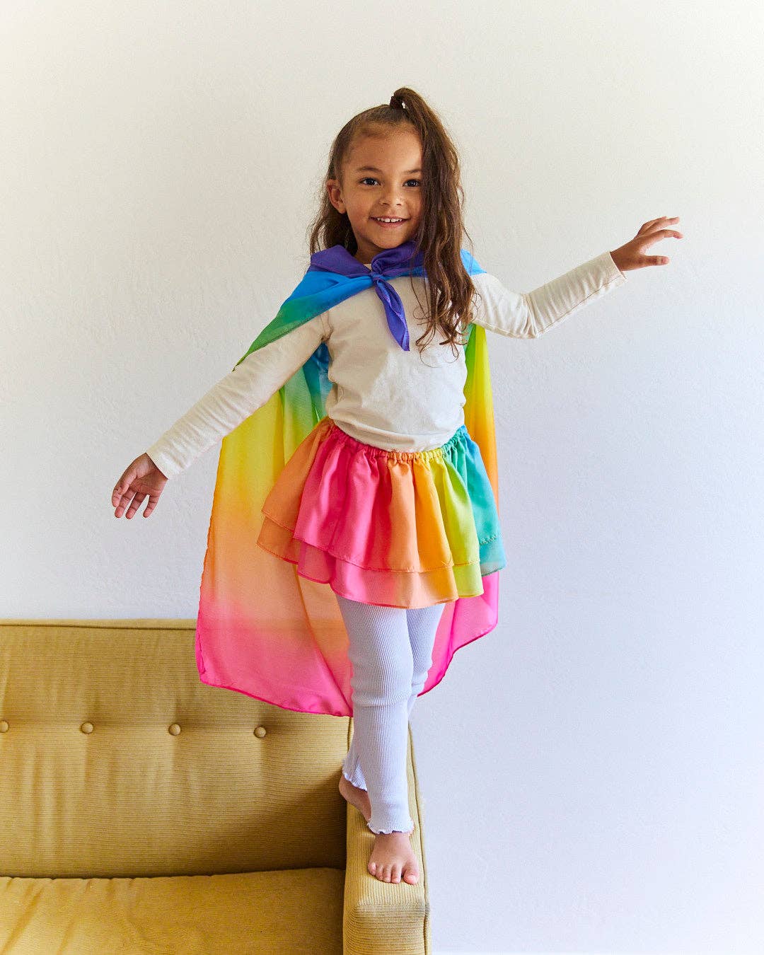 100% Silk Rainbow Tutu