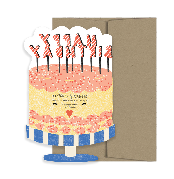 Happy Birthday Cake - Die Cut