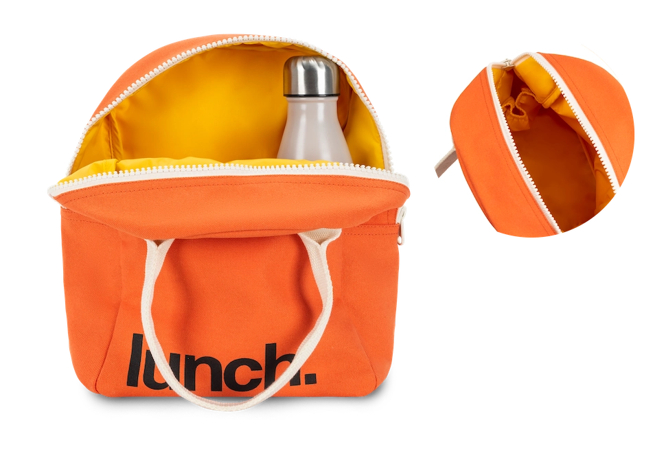 Zipper Lunch Bag - Poppy 'Lunch'